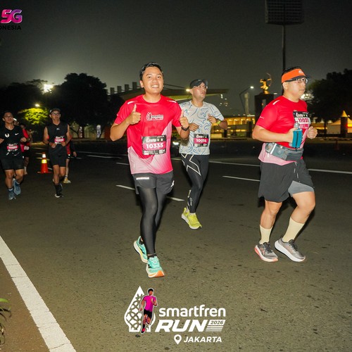 Race photo from SMARTFREN RUN 2026