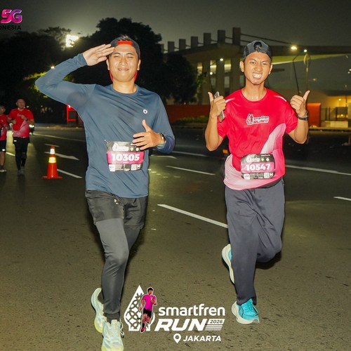 Race photo from SMARTFREN RUN 2026