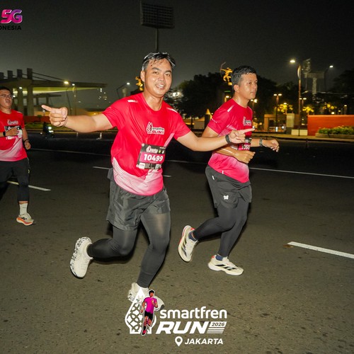 Race photo from SMARTFREN RUN 2026