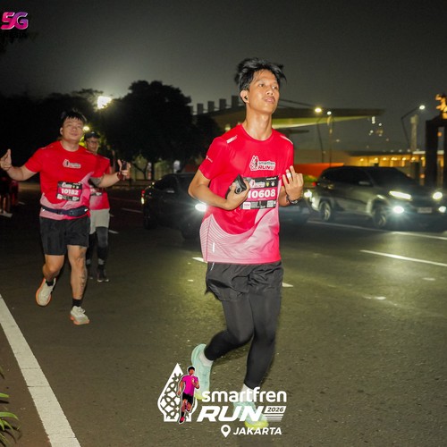 Race photo from SMARTFREN RUN 2026