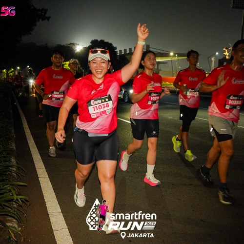 Race photo from SMARTFREN RUN 2026