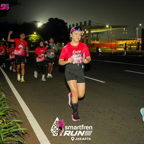 Race photo from SMARTFREN RUN 2026