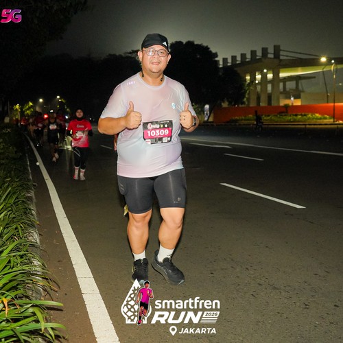 Race photo from SMARTFREN RUN 2026