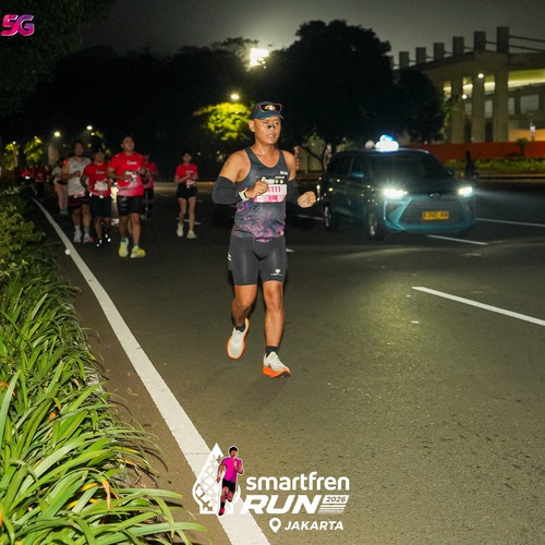Race photo from SMARTFREN RUN 2026