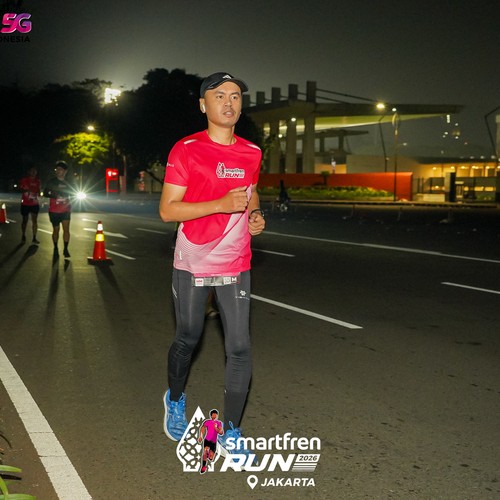Race photo from SMARTFREN RUN 2026