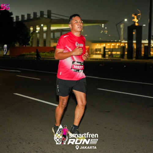 Race photo from SMARTFREN RUN 2026