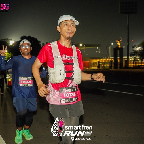 Race photo from SMARTFREN RUN 2026