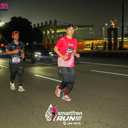 Race photo from SMARTFREN RUN 2026