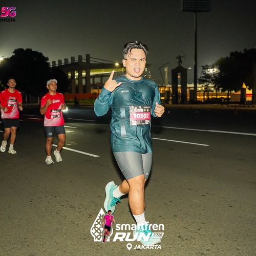 Race photo from SMARTFREN RUN 2026