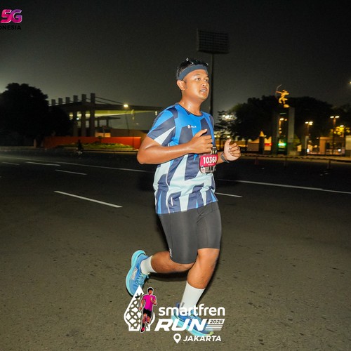 Race photo from SMARTFREN RUN 2026