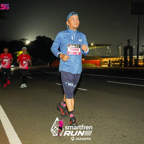 Race photo from SMARTFREN RUN 2026