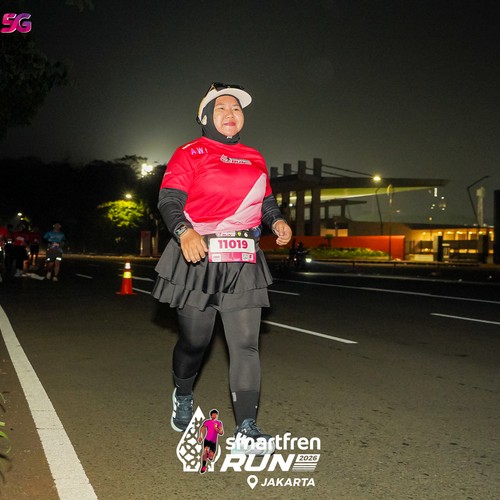Race photo from SMARTFREN RUN 2026