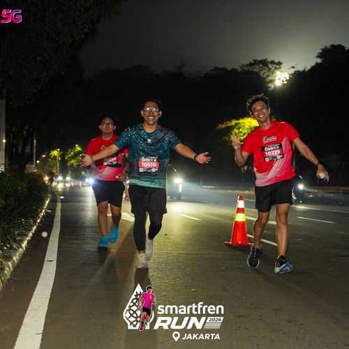 Race photo from SMARTFREN RUN 2026