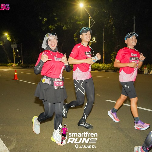 Race photo from SMARTFREN RUN 2026