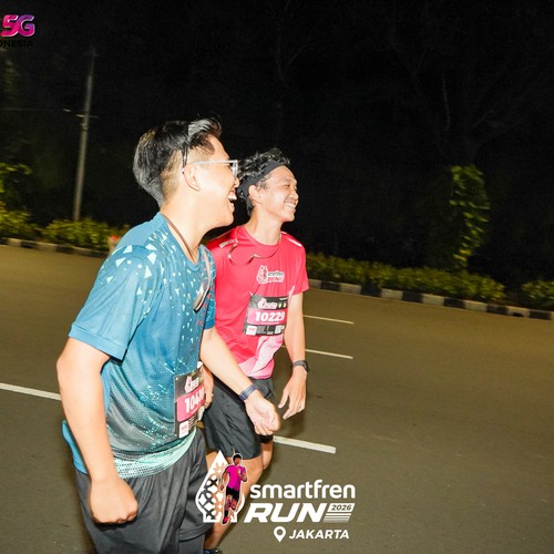 Race photo from SMARTFREN RUN 2026