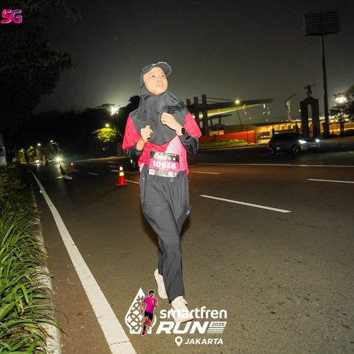 Race photo from SMARTFREN RUN 2026