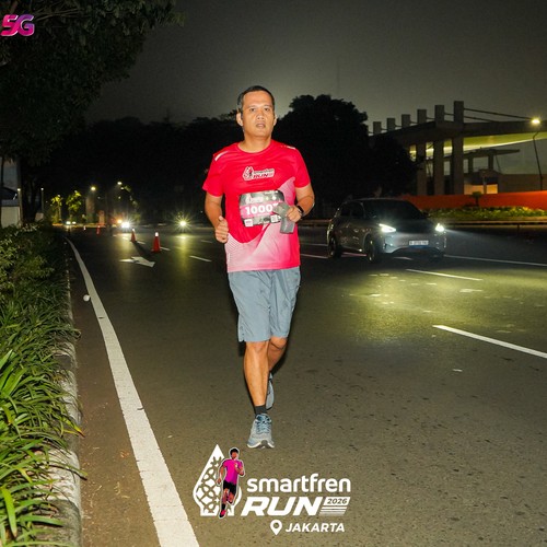 Race photo from SMARTFREN RUN 2026
