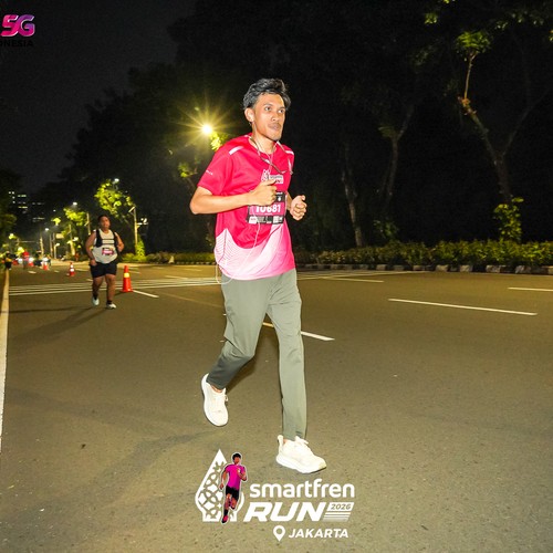 Race photo from SMARTFREN RUN 2026