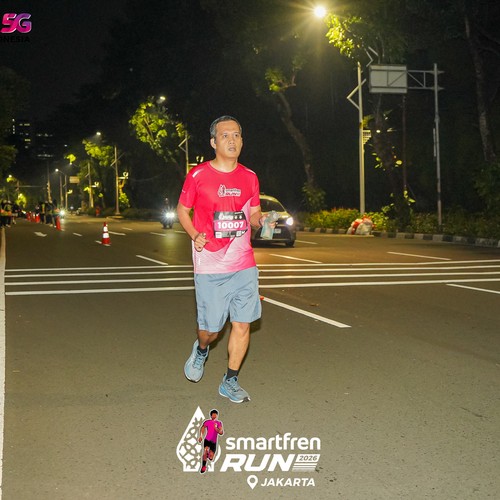 Race photo from SMARTFREN RUN 2026
