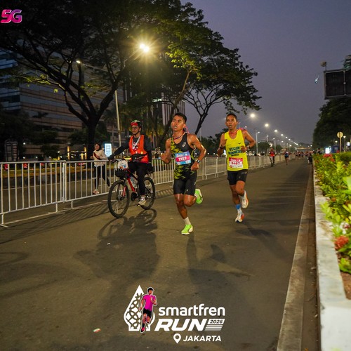 Race photo from SMARTFREN RUN 2026