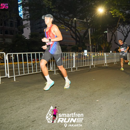 Race photo from SMARTFREN RUN 2026