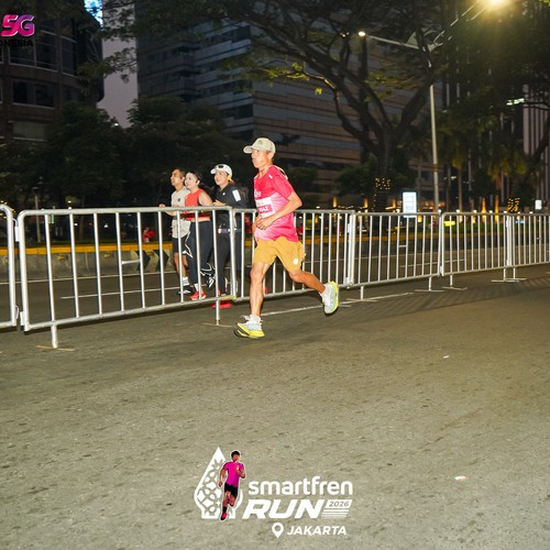 Race photo from SMARTFREN RUN 2026