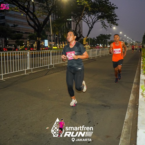 Race photo from SMARTFREN RUN 2026