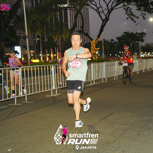 Race photo from SMARTFREN RUN 2026