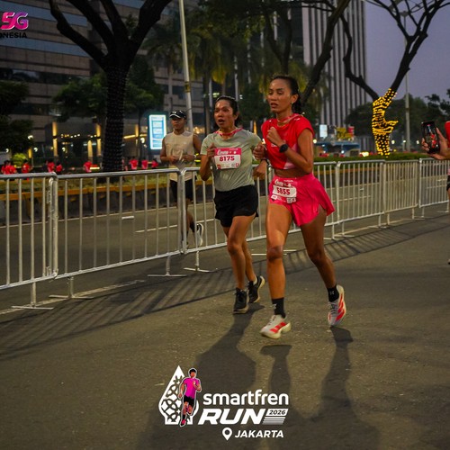 Race photo from SMARTFREN RUN 2026