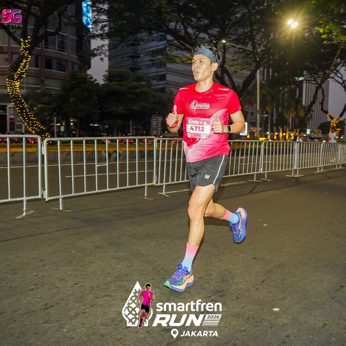 Race photo from SMARTFREN RUN 2026