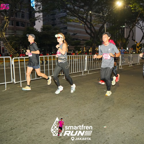 Race photo from SMARTFREN RUN 2026