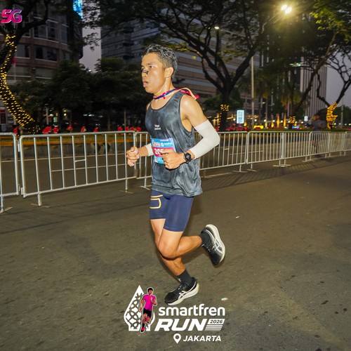 Race photo from SMARTFREN RUN 2026