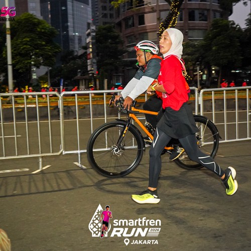 Race photo from SMARTFREN RUN 2026