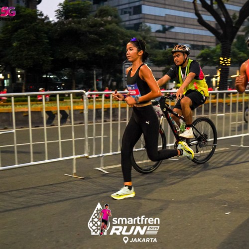 Race photo from SMARTFREN RUN 2026