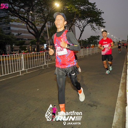 Race photo from SMARTFREN RUN 2026