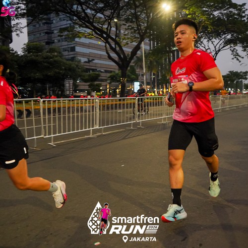 Race photo from SMARTFREN RUN 2026