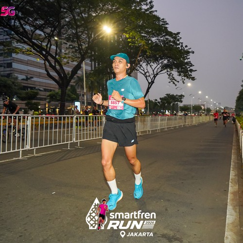 Race photo from SMARTFREN RUN 2026