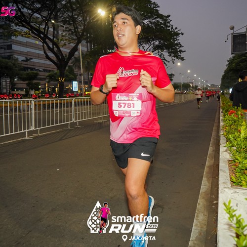 Race photo from SMARTFREN RUN 2026