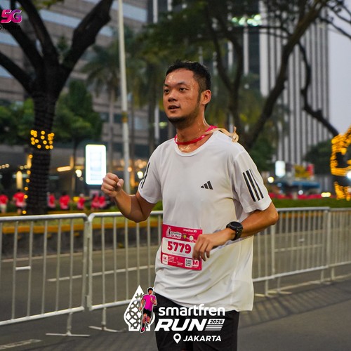 Race photo from SMARTFREN RUN 2026