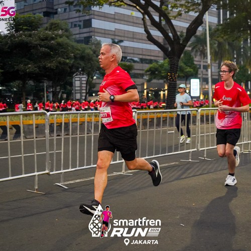 Race photo from SMARTFREN RUN 2026