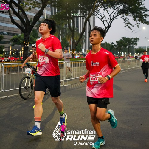 Race photo from SMARTFREN RUN 2026
