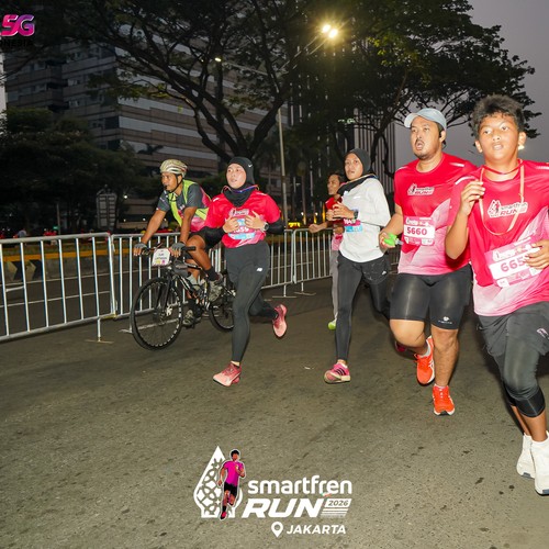 Race photo from SMARTFREN RUN 2026