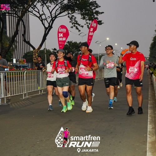 Race photo from SMARTFREN RUN 2026