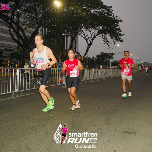 Race photo from SMARTFREN RUN 2026