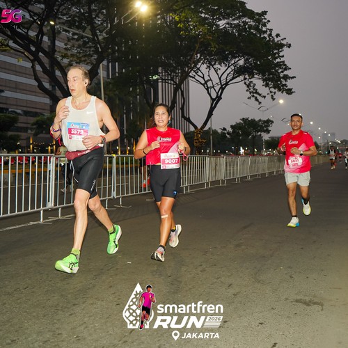 Race photo from SMARTFREN RUN 2026
