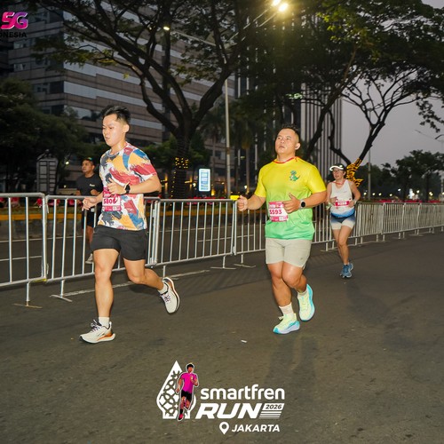 Race photo from SMARTFREN RUN 2026