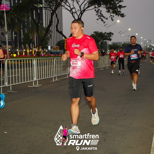 Race photo from SMARTFREN RUN 2026