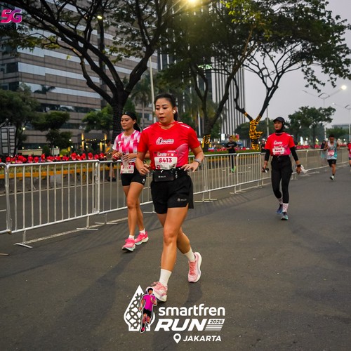 Race photo from SMARTFREN RUN 2026