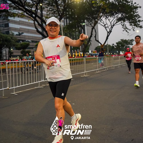 Race photo from SMARTFREN RUN 2026