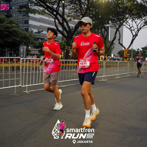 Race photo from SMARTFREN RUN 2026